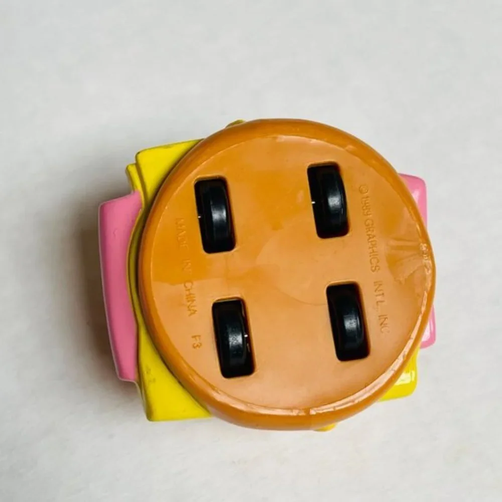 Croissant Sandwich Car 1989 Vintage‎ Wheels Kids Toy Collectible Replacement